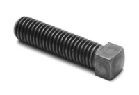 M10 - 1.50 X 50 DIN479-8.8, SQUARE HEAD SET SCREW, DOG POINT PLAIN FINISH